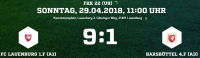 Deutliche Niederlage beim FC Lauenburg