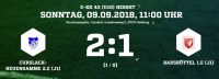 Unglückliche Niederlage am 2.Spieltag